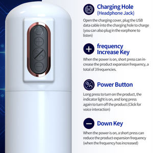2025 nuevo ejercicio masculino orgasmo <span class=keywords><strong>voz</strong></span> potente masturbador vibratorio telescópico simulación estimulador sexual taza <span class=keywords><strong>de</strong></span> avión para hombres - Product Image 5