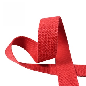 Wholesale 2 Inch High Tenacity Herringbone Cotton <strong>Webbing</strong> Solid Color for Bag Strap - Product Image 2