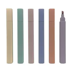 Kostenlose Probe Hersteller Multi Color fördern stationäre einzigartige neue Design duftenden Text marker Marker Farben Stift