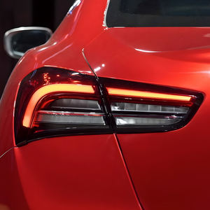 Lámparas traseras automáticas para <span class=keywords><strong>Maserati</strong></span> Ghibli 2012-<span class=keywords><strong>2020</strong></span>, montaje de luces traseras de coche, actualización 2021, accesorios de parpadeo dinámico LED de estilo - Product Image 2