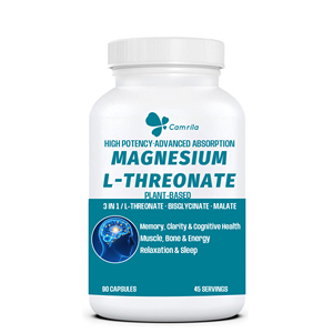 OEM Magnésium L-Thréonate 90 Capsules pour la Relaxation et le Sommeil, Soutient la Santé Osseuse pour Adultes, Compléments de Magnésium - Product Image 1
