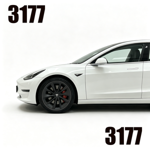 Livraison gratuite aux États-Unis, film de protection de carrosserie automobile en vinyle blanc brillant PET, film de protection de carrosserie automobile, autocollant de voiture blanc pour Tesla - Product Image 3