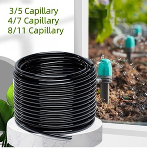 Tuyaux micro-capillaires en PVC noir de 4/7 mm pour la connexion de têtes d'arrosage agricoles/goutteurs à flèche - Product Image 1