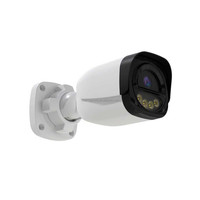 Caméra CCTV analogique 2MP FULL HD 1080P AHD TVI avec vision nocturne LED à lumière chaude et audio coaxial