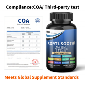 Cápsulas de Glicinato de Magnesio, Ashwagandha y L-Teanina, MOQ Bajo, Producción Rápida y Plazo de Entrega Corto, Cumple con los Estándares Globales de Suplementos - Product Image 5