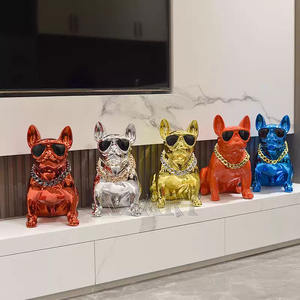 Pièces créatives <span class=keywords><strong>de</strong></span> <span class=keywords><strong>combat</strong></span> <span class=keywords><strong>de</strong></span> chiens français vendant <span class=keywords><strong>de</strong></span> la résine <span class=keywords><strong>de</strong></span> vent nordique grands accessoires décoration <span class=keywords><strong>de</strong></span> fenêtre <span class=keywords><strong>de</strong></span> maison artisanat bouledogue - Product Image 5