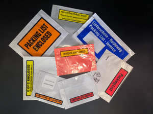 Sobre de lista de embalaje impresa personalizada al por mayor autoadhesivo impermeable etiqueta de envío sobres bolsas con papel de liberación - Product Image 2