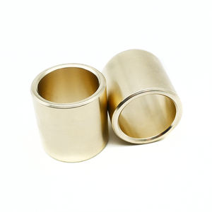 บูชทองเหลืองแบบมีหน้าแปลน ผลิตด้วยเครื่อง CNC ตามสั่ง  ตลับลูกปืนทองแดง  ตลับลูกปืนทองเหลืองแบบเรียบ  บูชทองเหลืองแบบมีหน้าแปลนเผาผนึก - Product Image 6