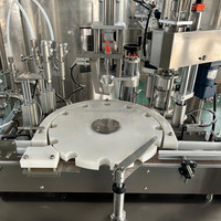 Machine automatique de remplissage et de bouchage de bouteilles de 10 à 100 ml pour nettoyants d'écran, polissoirs, pulvérisateurs, ligne de remplissage et de conditionnement de liquides