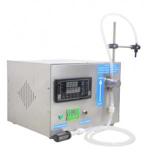 Machine de remplissage à pompe à diaphragme 1 buse pour alcool, miel, huile, parfum, cosmétiques, jus, eau minérale, laque pour cheveux, sauce, shampoing - Product Image 4