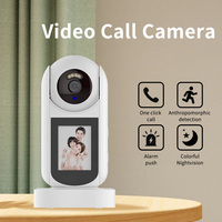 Caméra de visioconférence intelligente avec écran IPS de 2,8 pouces, appel à une touche, moniteur de soins aux personnes âgées, audio bidirectionnel, WiFi, dispositif de sécurité 1080P