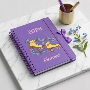 Carnet de planification budgétaire personnalisé en cuir/PVC avec reliure spirale, journal de croissance, organiseur <span class=keywords><strong>financier</strong></span> imprimé sur mesure - Product Image 3