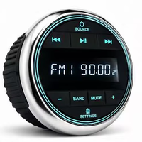 Lecteur audio Bluetooth étanche pour moto et bateau, récepteur FM AM automatique, système stéréo marin MP3 pour SPA, UTV, ATV, Piston