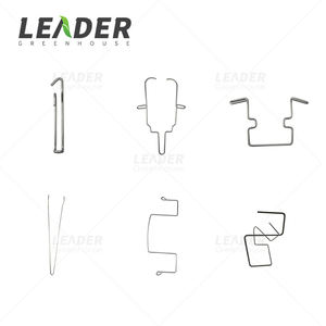 Support <span class=keywords><strong>de</strong></span> tige <span class=keywords><strong>de</strong></span> gouttière pour serre agricole Tomate Fraise Support <span class=keywords><strong>de</strong></span> crochet en acier galvanisé à chaud pour la plantation - Product Image 1