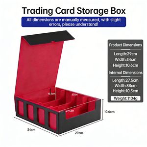 <span class=keywords><strong>กล่อง</strong></span>ใส่บัตรธุรกิจแบบเปิดได้สี่แถว หนัง PU ลายแม่เหล็ก <span class=keywords><strong>แยก</strong></span>ส่วนได้ ความจุขนาดใหญ่ 2400+ ใบ ป้องกัน RFID ยี่ห้อ JIAYU - Product Image 2