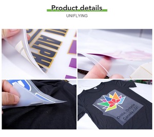 Logotipo personalizado diseño fábrica al por mayor DTF Transferencia de Calor pegatinas de vinilo para camisetas película directa impermeable listo prensa hierro - Product Image 4