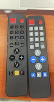 Labratek Big Button Universal TV Control remoto para personas mayores, funciona con Samsung, LG, Sony, Vizio, etc.