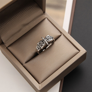 <span class=keywords><strong>Original</strong></span> Design Sechs-Sterne-<span class=keywords><strong>Ring</strong></span> für Männer Jungen, verstellbarer Metallring, coole Punk-Schmuck geschenke - Product Image 4