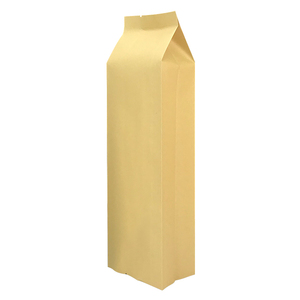 Chine Usine Matt Kraft Papier/Plastique Feuille D'aluminium Guérir Joint Côté Gousset Poche Thé Café Emballage Sac Avec/sans Valve - Product Image 4