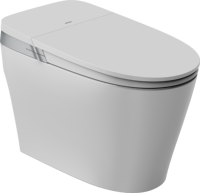 WC intelligent moderne ARROW avec cuvette allongée, installation murale, matériau céramique, drainage en S, siège chauffant