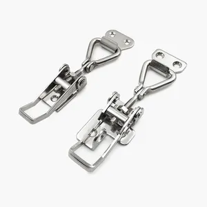 JY721 Toggle Latch Catch Toggle Clamp Adjustable Cabinet Boxes Lever Handle Lock Hasp For Home Sliding Door Furniture Hardware