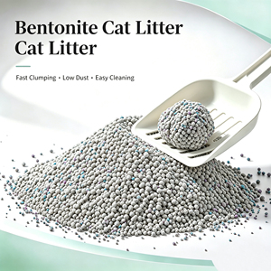 Wholesale Fast Clumping Cat Litter Ball <b>Sand</b> High Quality Natural Low Dust Bentonite Cat Litter - Product Image 1