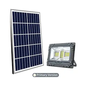 Güneş led projektör 160w sensörü ile 100w 200w 300w 500w 800w yüksek lümen güneş led projektör su geçirmez ip65