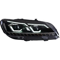 Ensemble de phares LED pour Volkswagen Passat B7 2011-2015, phares LED modifiés avec clignotants séquentiels, paire complète
