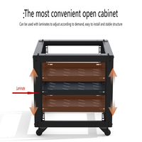 Rack de serveur 12U avec porte pivotante-Rack mural 12U pour équipement informatique de 19 pouces Support mural réseau à cadre ouvert