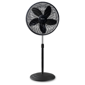 Nhà Máy Bán Hàng Trực Tiếp 18 Inch 5 Lưỡi Chiều Cao Có Thể Điều Chỉnh Rộng Dao Động Bền Màu Đen Nhựa Làm Mát Không Khí Bệ Đứng <span class=keywords><strong>Fan</strong></span> Hâm Mộ - Product Image 1