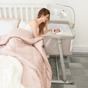 Cama <span class=keywords><strong>de</strong></span> bebé personalizada <span class=keywords><strong>para</strong></span> interiores, <span class=keywords><strong>cuna</strong></span> <span class=keywords><strong>para</strong></span> dormir con música, 9 <span class=keywords><strong>de</strong></span> altura, estándar europeo EN EE. UU., venta al por mayor - Product Image 3
