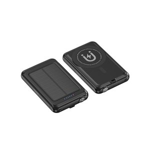 <span class=keywords><strong>Batterie</strong></span> <span class=keywords><strong>externe</strong></span> <span class=keywords><strong>solaire</strong></span> étanche haute capacité 5000 mAh, sans fil, portable, pour usage extérieur - Product Image 3