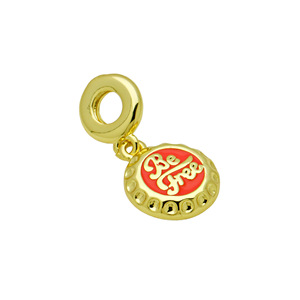 HD870 Bonitos dijes colgantes con diseño de tapa de botella, 'Be Free', <span class=keywords><strong>gato</strong></span> en patinete y Virgen María, y abalorios colgantes para manualidades, accesorios para pulseras de cadena de serpiente para mujer - Product Image 5