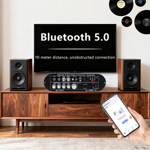 Carte amplificateur 2.1 canaux IBN personnalisable, nouvelle sortie 2026, 50W+100W, avec interface micro sans fil pour machines de karaoké DIY - Product Image 4