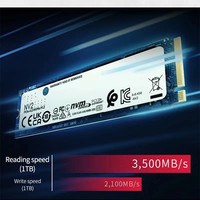 SSD Internal SATA 3.0 Biru 1TB dengan 3D NAND untuk Server & PC 701-800MB/s Baca/501-600MB/s Tulis 2.5" Casing Logam
