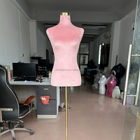 Maniquí de Costura Tipo Pin de Fábrica de Guangzhou, Modelo de Vestido para Confección, Forma de Vestido de Medio Cuerpo Femenino, Maniquí de Sastre con Pin