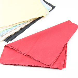 Eyewear साफ कपड़े काले कस्टम लोगो धूप का चश्मा लेंस Microfiber साफ कपड़े - Product Image 5