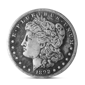 Cheap valuable silver antique old coins souvenir VE day ancient dollar gold coin price for sale