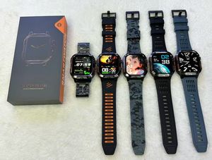 นาฬิกาสมาร์ทวอทช์ HT46 รุ่นทนทาน แบตเตอรี่ขนาดใหญ่ 1200mAh หน้าจอ HD 2.01 นิ้ว กันน้ำ IP68 รองรับการโทรแบบไร้สาย นาฬิกาสำหรับเล่นกีฬากลางแจ้ง - Product Image 4