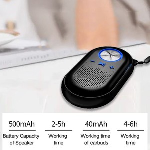 Tws Noise Cancelling Earphones <b>With</b> <b>Speaker</b> <b>Bluetooth</b> 5.0 Type C Charging Reversible Charging Button Control Plastic Body - Product Image 4