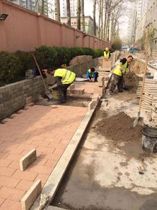 Murah Pemandangan merah saling mengunci teras bata pelapis - Product Image 6