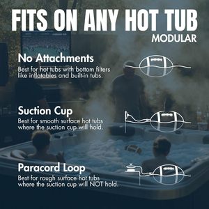 Lot de 2 filtres absorbants de saleté pour spa et piscine, outils de nettoyage - Product Image 3