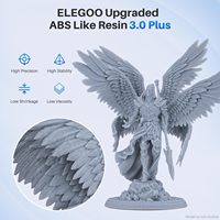 Imprimante 3D ELEGOO 3.0 Plus, résine de type ABS, haute précision, photopolymère à durcissement UV 405 nm, faible viscosité, matériaux d'impression rapide