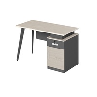 Bureau de travail modulaire rotatif en bois au design moderne, mobilier de bureau en espace ouvert - Bureaux Genova