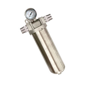 10 pollici singolo nucleo SS304 alloggiamento del filtro idraulico con 1/2 ", 3/4", 1 "interfaccia - Product Image 1