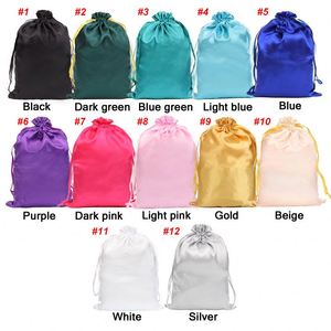 Personalized Dust Bag with logo Travel Portable Satin Fabric Drawstring Gift Bag Silk <b>Screen</b> Promotional Dust Bags for Clothing - Product Image 2