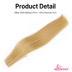 ผมปลอม KSWIGS แบบผสมสี Genius Weft ผมแท้ 100% เกรด Virgin Remy บางเบา มองไม่เห็นรอยต่อ ขายส่งสำหรับช่างทำผมในร้านเสริมสวย และขายส่งจำนวนมาก - Product Image 4