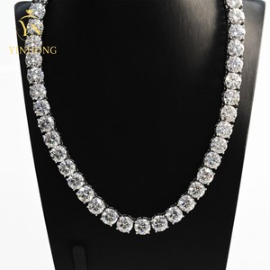 Chaîne de tennis au <span class=keywords><strong>prix</strong></span> de gros en argent sterling 925 6.5mm Vvs Moissanite Collier en diamant Chaîne de tennis en moissanite - Product Image 4