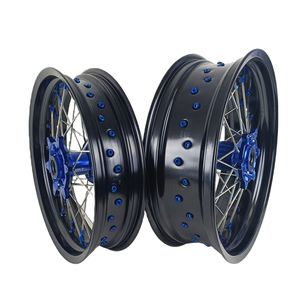 Ruedas Supermoto de Aleación de Aluminio de 17 Pulgadas de Alto Rendimiento para <span class=keywords><strong>Yamaha</strong></span> <span class=keywords><strong>WR</strong></span> 450F 2003-2015 Repuesto de Motocicleta Condición <span class=keywords><strong>Nueva</strong></span> - Product Image 2