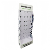 Support d'affichage pour batterie externe Ray Custom, présentoir en PVC avec crochets pour accessoires 3C, câbles de données et chargeurs en magasin d'électronique